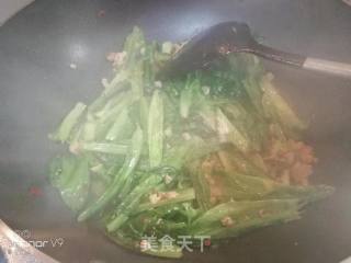 肉末煸炒青菜的做法步骤：4