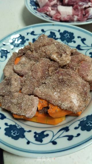 粉蒸肉的做法步骤：3