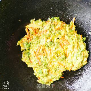 蔬菜煎饼的做法步骤：4