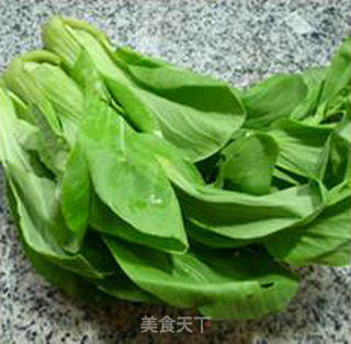 蟹柳菜心泡饭的做法步骤：2