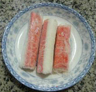 蟹柳菜心泡饭的做法步骤：3