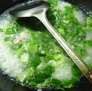 蟹柳菜心泡饭的做法步骤：9