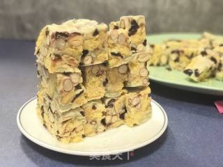 花生蔓越莓雪花酥的做法步骤：9