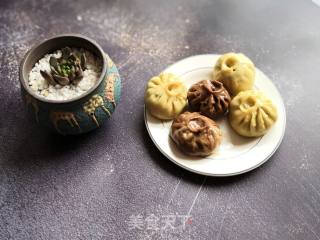 主食—煎素包子的做法步骤：14