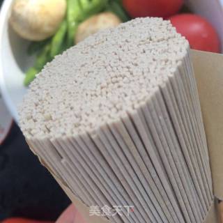 荷兰豆荞麦面的做法步骤：3