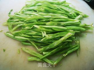 #素菜#清炒四季豆的做法步骤：3