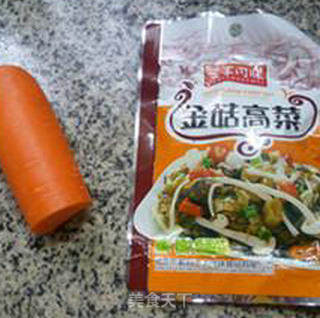 小炒胡萝卜的做法步骤：1