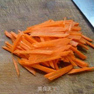 小炒胡萝卜的做法步骤：5