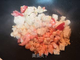 鲜虾豆腐的做法步骤：4