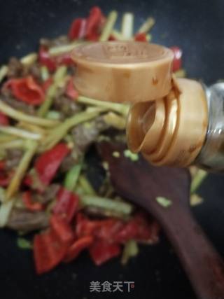小炒牛肉的做法步骤：12