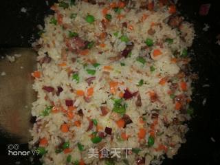 腊味蛋炒饭的做法步骤：11