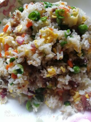 腊味蛋炒饭的做法步骤：14