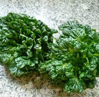 塔苦菜炒猪肚的做法步骤：1