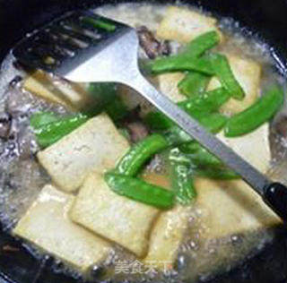 荷兰豆酱肉豆腐的做法步骤：10