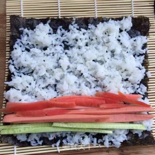 什锦紫菜包饭的做法步骤：6