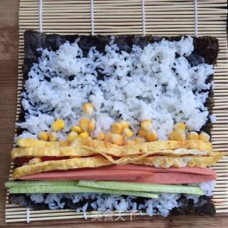 什锦紫菜包饭的做法步骤：7
