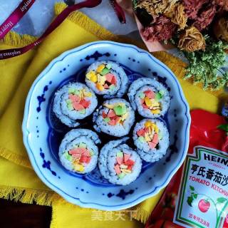 什锦紫菜包饭的做法步骤：12
