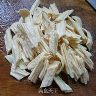 腐竹烧荷包蛋的做法步骤：4