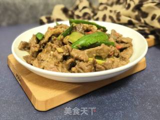 水果黄瓜炒牛肉的做法步骤：9