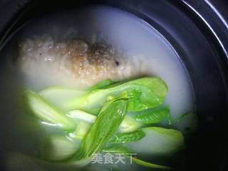 鲫鱼油菜汤的做法步骤：12
