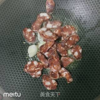 腊肠炒白菜的做法步骤：4