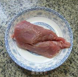 胡萝卜里脊肉炒圆白菜的做法步骤：2