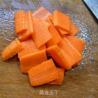 胡萝卜里脊肉炒圆白菜的做法步骤：6
