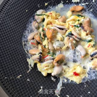 海虹滑蛋的做法步骤：10