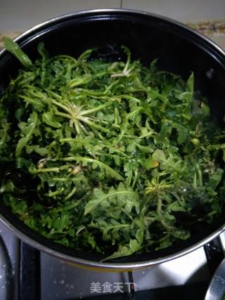 杂粮荠菜包的做法步骤：2