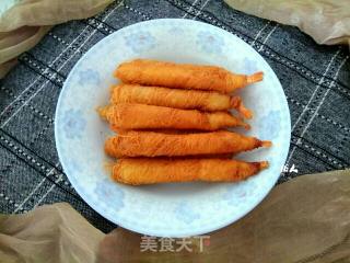 千丝万缕黄金卷的做法步骤：6