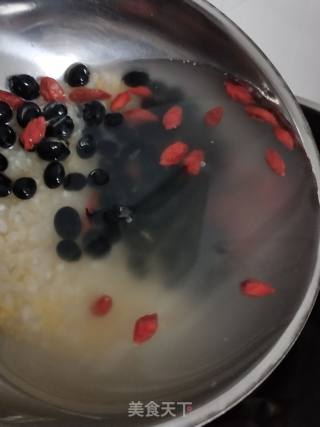 黑豆大米浆的做法步骤：2