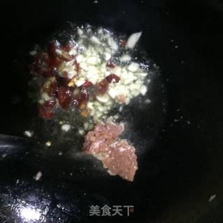 肉末芥菜的做法步骤：3