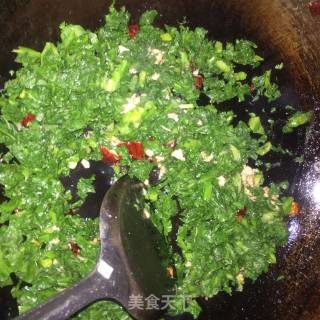 肉末芥菜的做法步骤：4