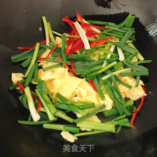 青蒜炒蛋的做法步骤：5