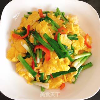 青蒜炒蛋的做法步骤：6