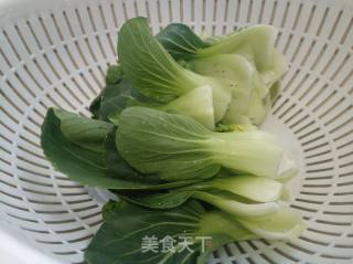 水豆豉炒油菜的做法步骤：1