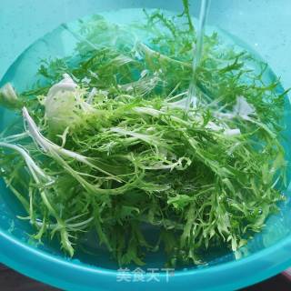 凉拌苦菊的做法步骤：1