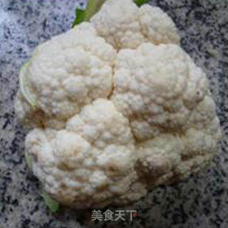 油菜蕻鹅肝炒花菜的做法步骤：2
