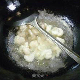 油菜蕻鹅肝炒花菜的做法步骤：8