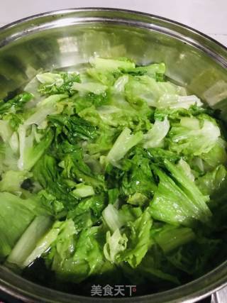 豉油生菜的做法步骤：3