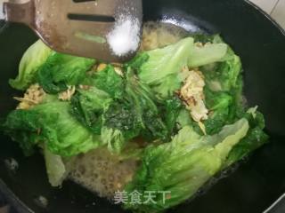 鸡蛋生菜汤面的做法步骤：9