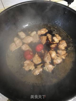 腐竹烧肉的做法步骤：4