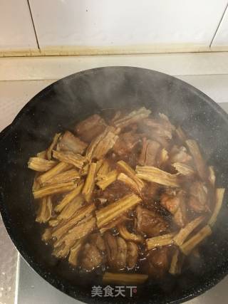 腐竹烧肉的做法步骤：6