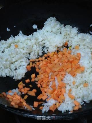 时蔬炒饭的做法步骤：8