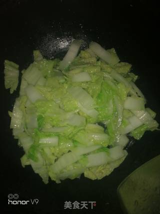 素炒白菜的做法步骤：3