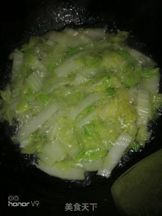 素炒白菜的做法步骤：5