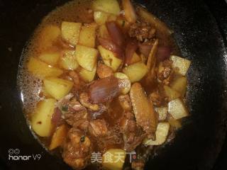 鸡肉洋葱炖土豆的做法步骤：8