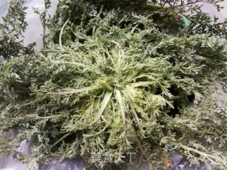 蒸米米蒿的做法步骤：1