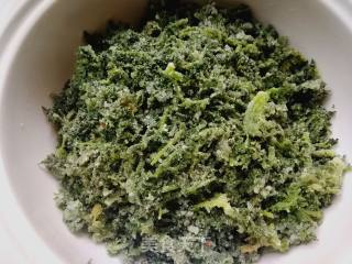 蒸米米蒿的做法步骤：8