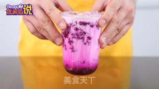 火龙果脏脏茶：学习奶茶制作方法网红奶茶的做法步骤：9
